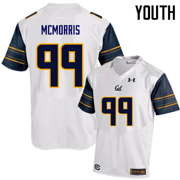 Youth #99 Malik McMorris Cal Bears (California Golden Bears College) Football Jerseys Sale-White